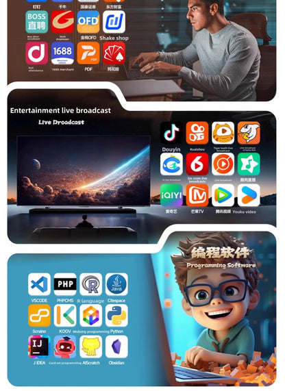 Laptop Thin Office E - sports High Configuration Unique Display Game Book Portable Ultra - thin Portable Business Home Work - Xlam