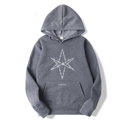 Men Bring Me The Horizons hoodies Music Band The Star Cute Gift Top Tees Summer Retro hoodies O Neck Harajuku hoodies - Xlam