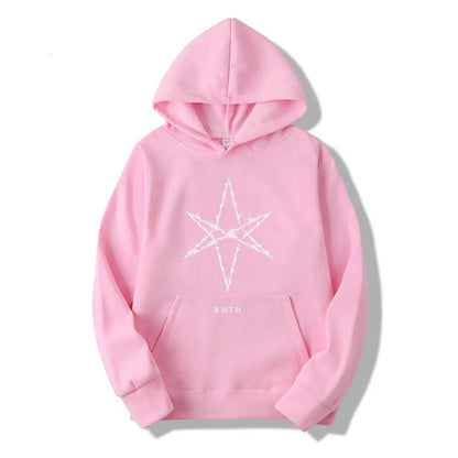 Men Bring Me The Horizons hoodies Music Band The Star Cute Gift Top Tees Summer Retro hoodies O Neck Harajuku hoodies - Xlam