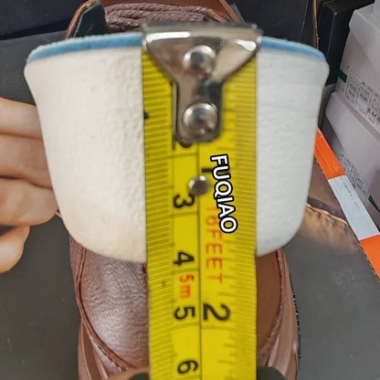 Men Genuine Leather Heightening Shoes Comfort Lace Up Casual Elevator Shoes Commerce Breathable Height Increase Insole 8CM Sport - Xlam