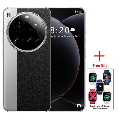 New M15 Ultra Original Cellphones 7.3inch Smartphone 4G 5G Dual SIM Mobile Phones Android 14 Global Version 8000mAh Cell Phone - Xlam