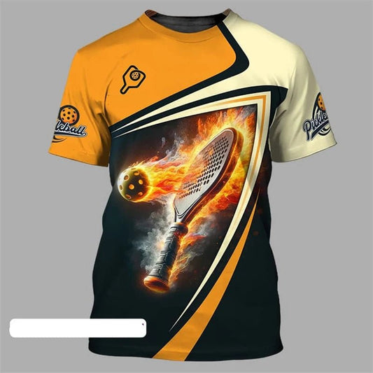 Pickleball Team Sports T-shirt For Men And Women O Neck Short Sleeve T Shirts Cool Fashion Pattern Design Trend Outdoor Tee Top - Xlam