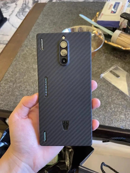 Shockproof Carbon Fiber Case for Nubia Red Magic 8Pro /8 Pro Plus Aramid Fiber Phone Cover for Red Magic 8SPro/8SPro Plus Cover - Xlam